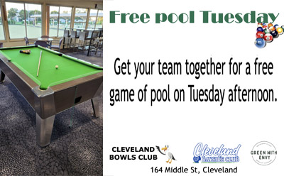 Free Pool Tuesday